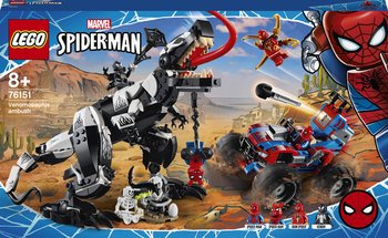 LEGO Marvel, klocki, Spider-Man, Starcie z Venomozaurem, 76151 - LEGO