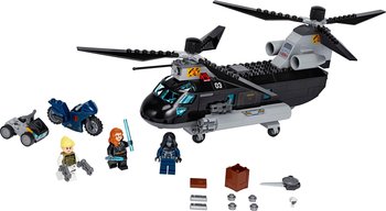 LEGO Marvel, klocki, Super Heroes, Czarna wdowa i pościg heli, 76162 - LEGO