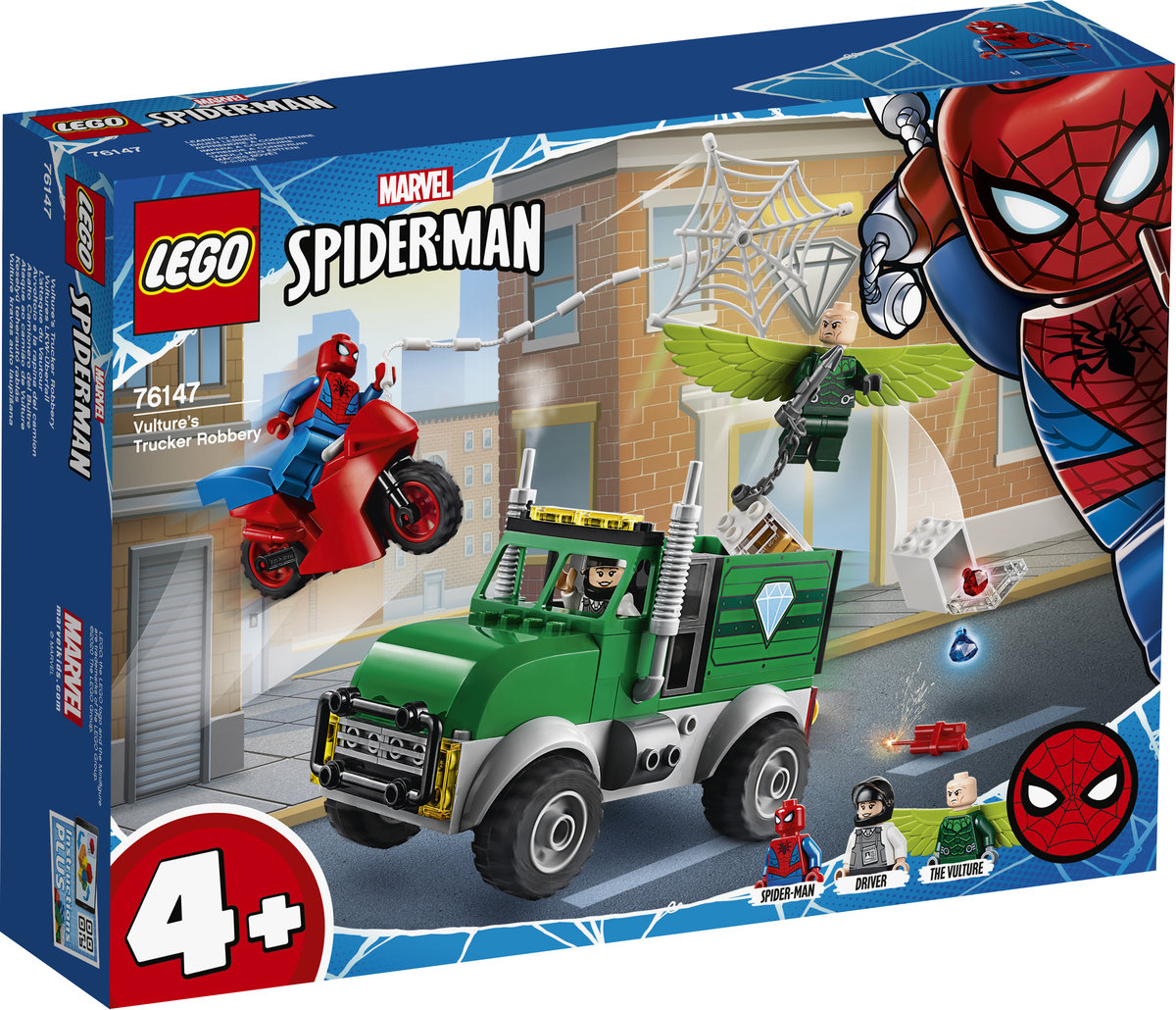 LEGO Marvel, klocki, Super Heroes, Napad Sępa na furgonetkę, 76147