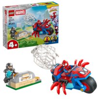 LEGO Marvel Spidey na motocyklu kontra Rhino 11206