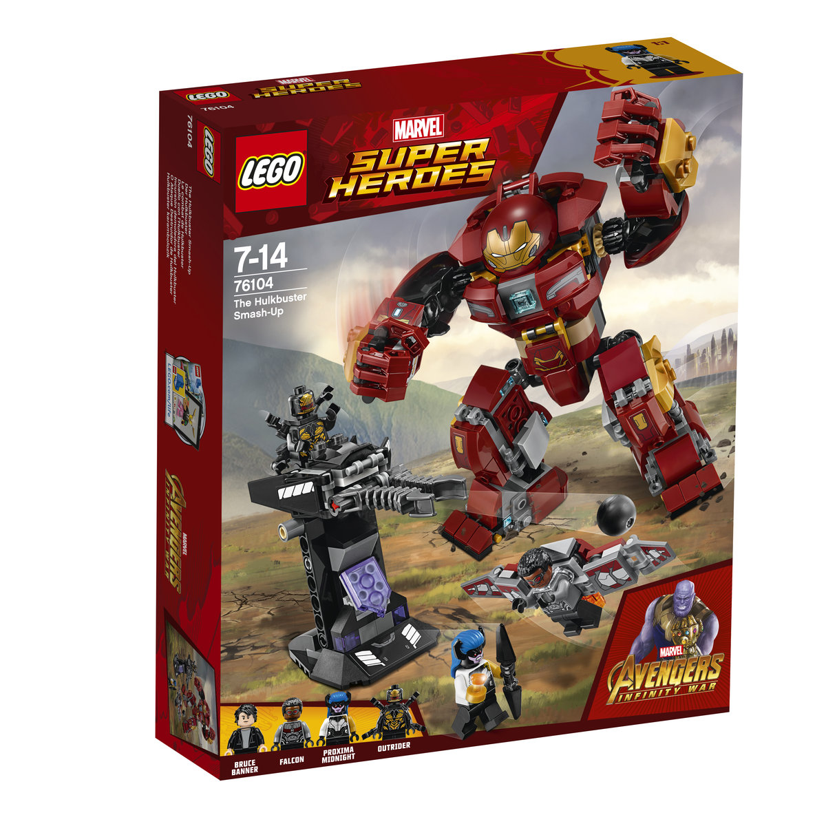 LEGO Marvel, Super Heroes, Avengers, klocki Good Guy, 76104