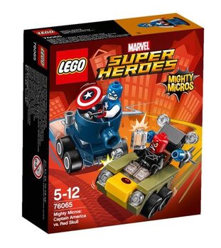 LEGO Marvel, Super Heroes, klocki Kapitan Ameryka kontra Red Skull, 76065 - LEGO