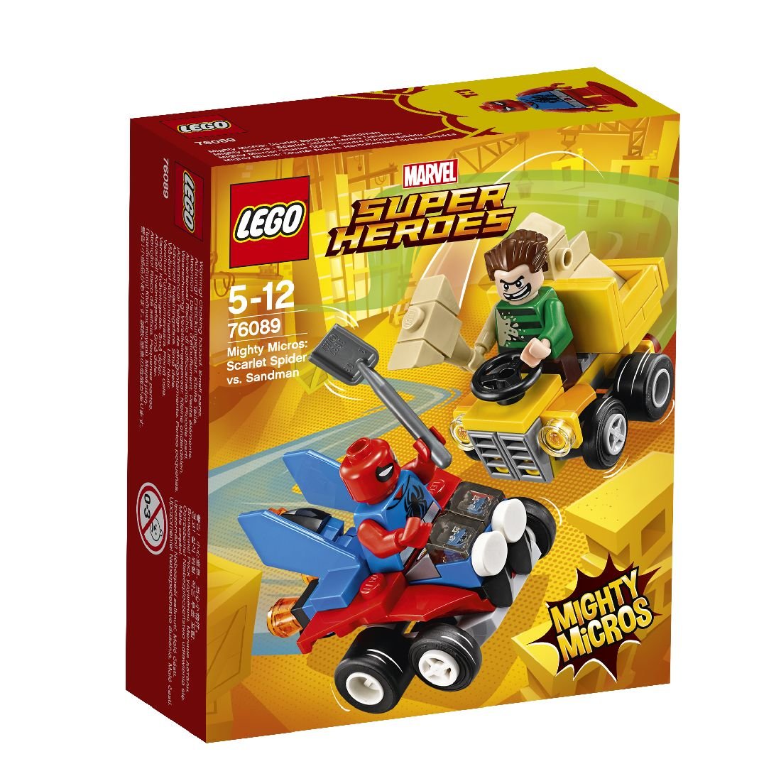 LEGO Marvel, Super Heroes, klocki Spider-Man vs. Sandman, 76089
