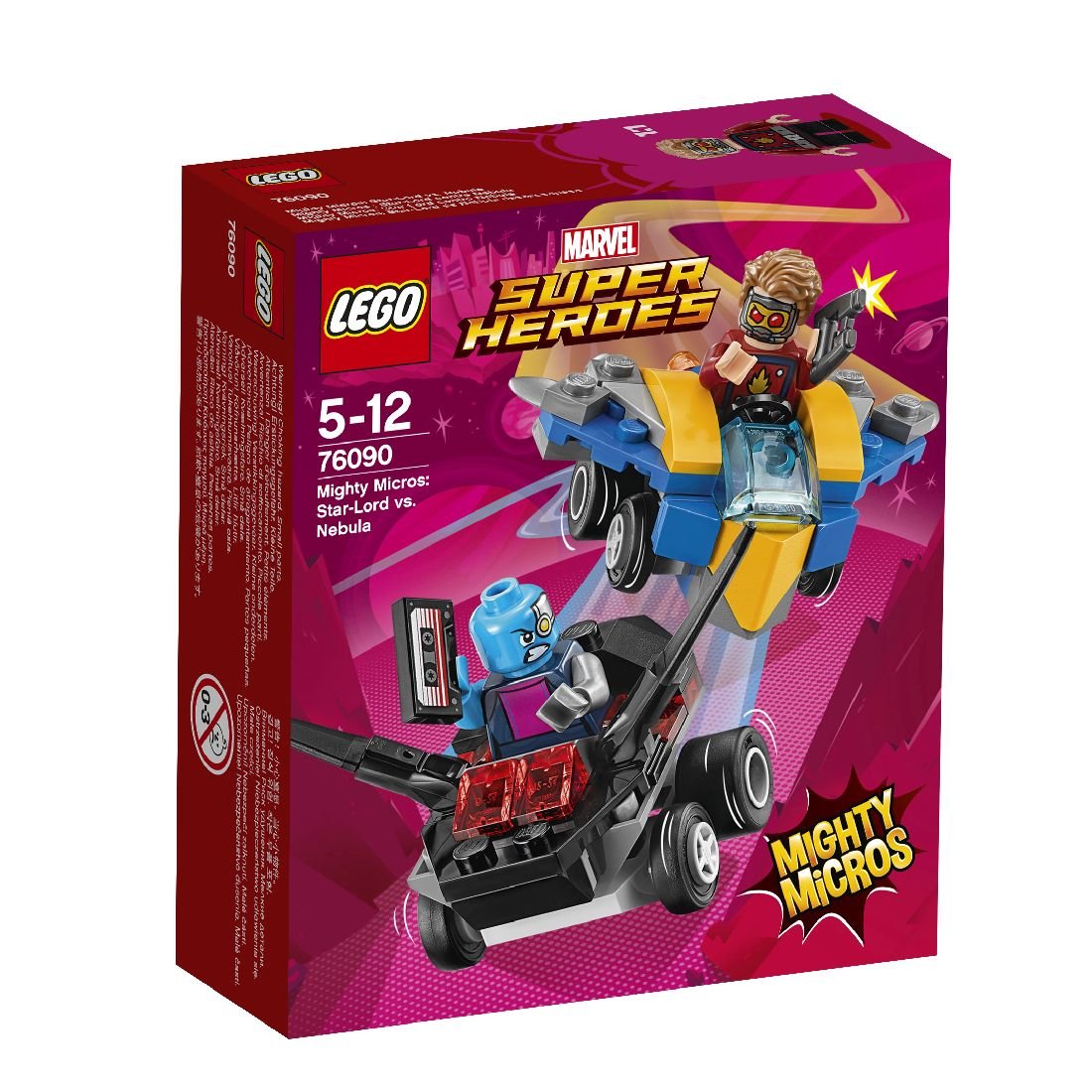 LEGO Marvel, Super Heroes, klocki Star-Lord vs. Nebula, 76090