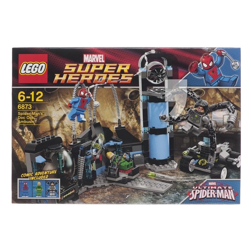 LEGO Marvel, Super Heroes, Spiderman, klocki, Zasadzka, 6873