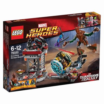 LEGO Marvel, Super Heroes, Strażnicy Galaktyki, klocki Ucieczka z bazy Knowhere, 76020 - LEGO
