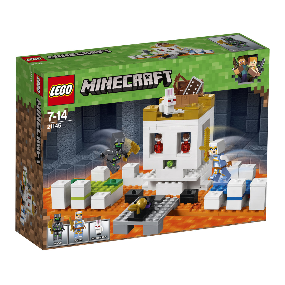 LEGO Minecraft, klocki Czaszkowa arena, 21145