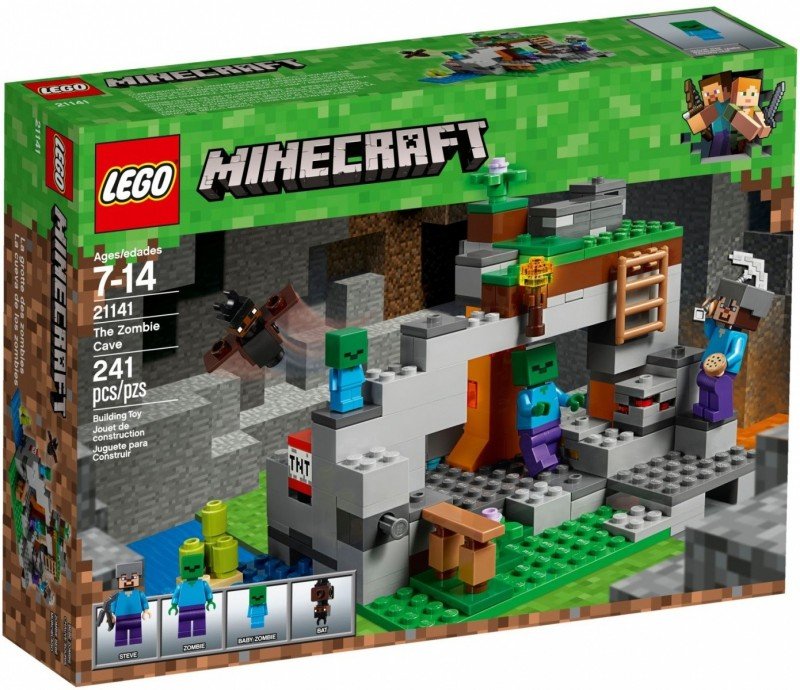 LEGO Minecraft, klocki Jaskinia zombie, 21141