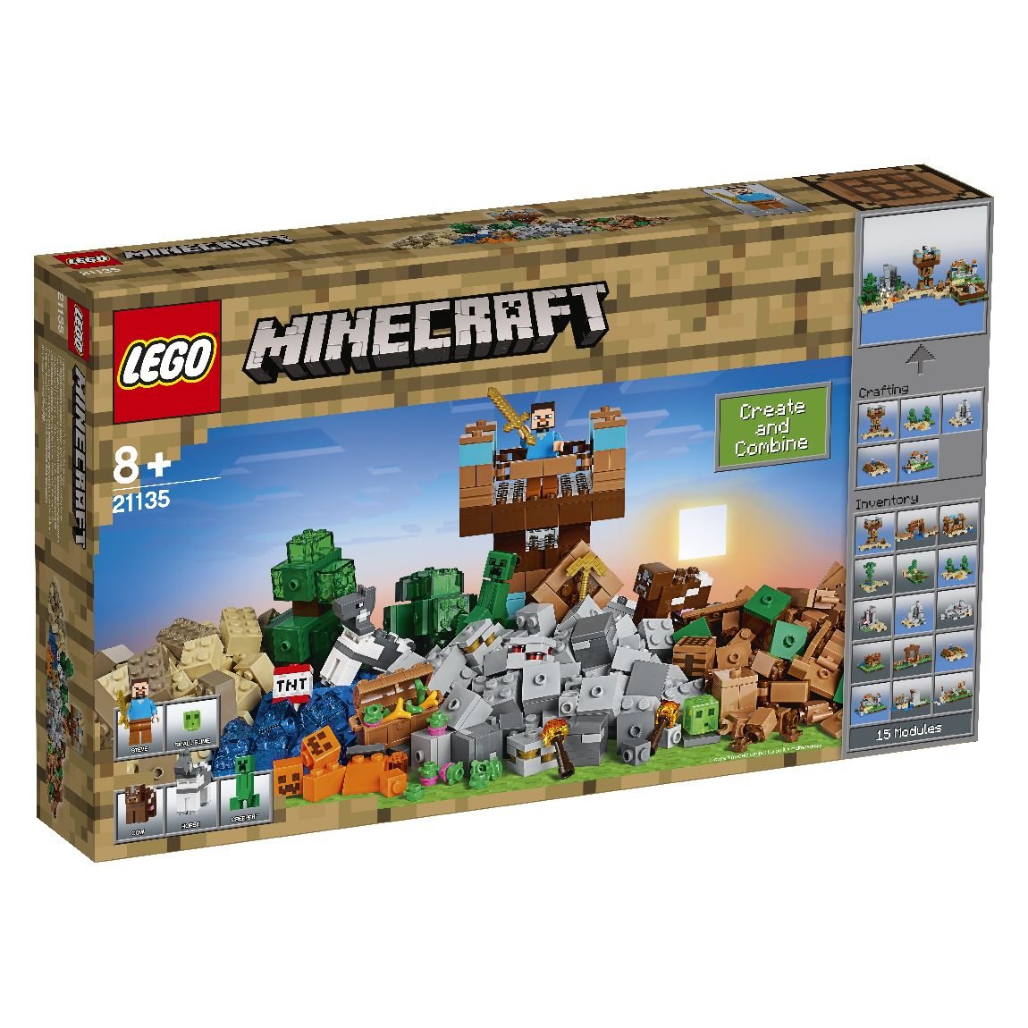 LEGO Minecraft, klocki Kreatywny warsztat 2.0, 21135