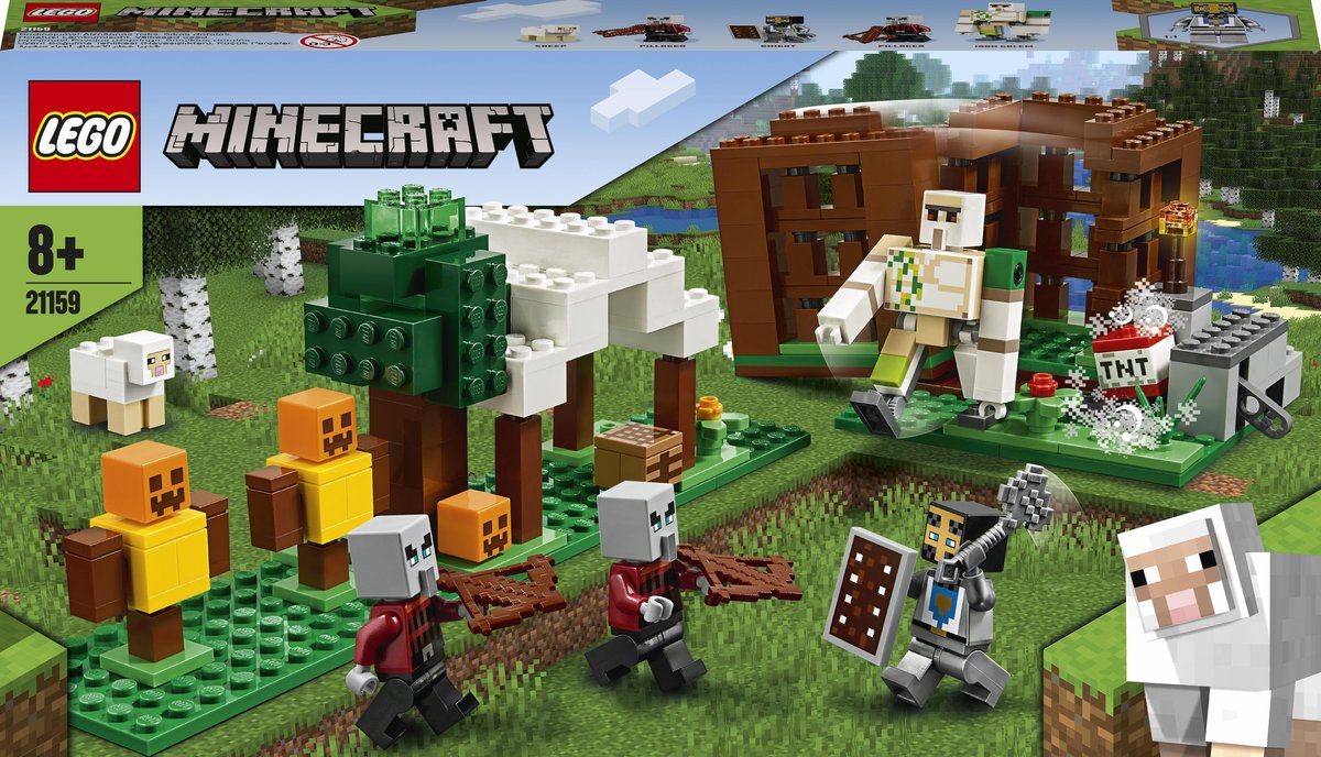 LEGO Minecraft, klocki Kryjówka Rozbójników, 21159
