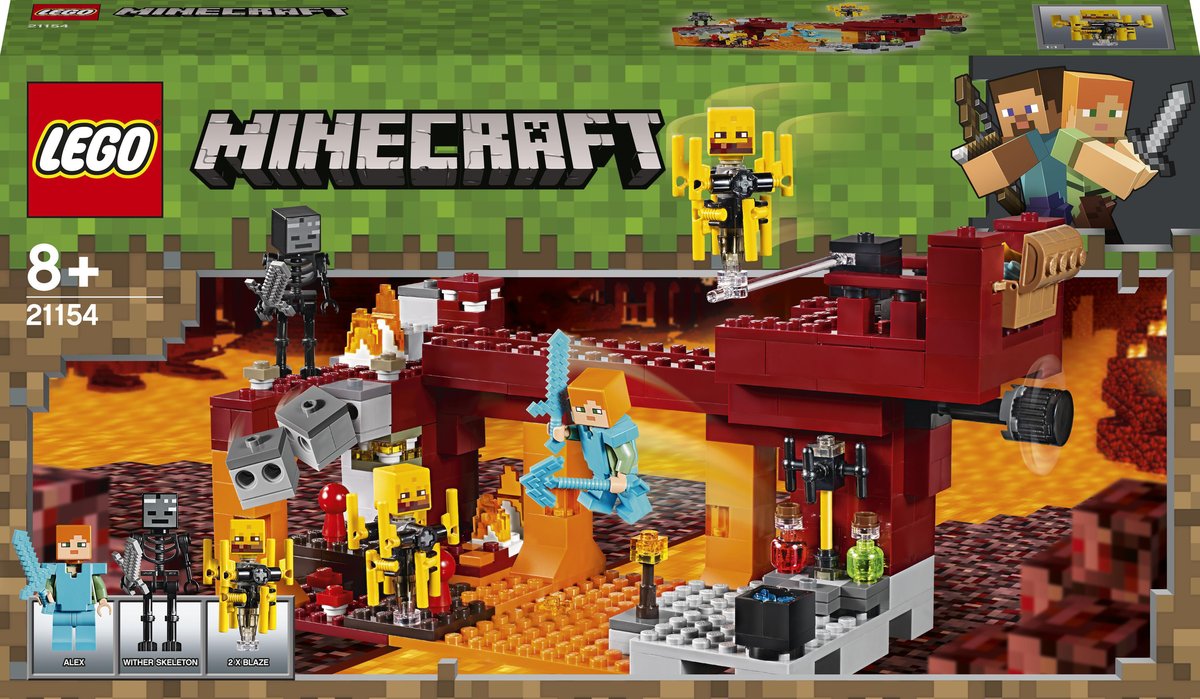 LEGO Minecraft, klocki Most Płomyków, 21154