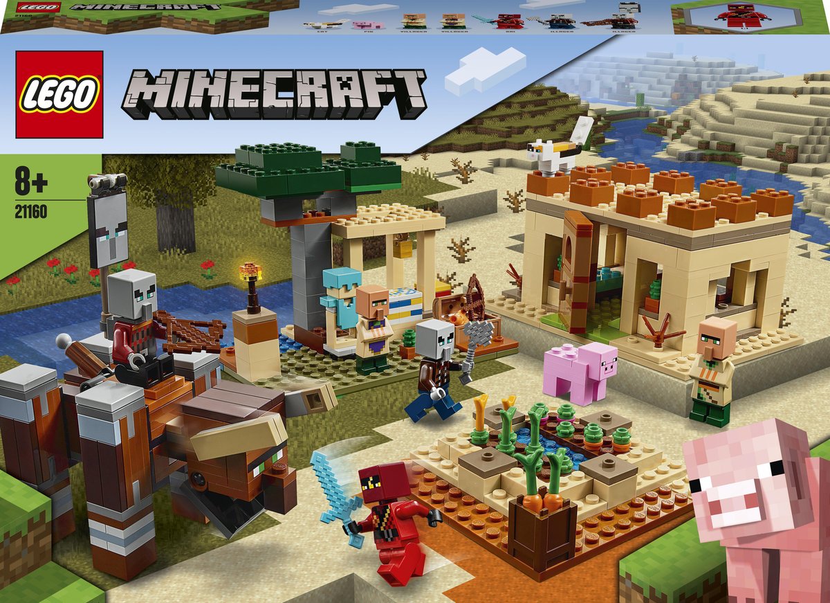 LEGO Minecraft, klocki Najazd Złosadników, 21160
