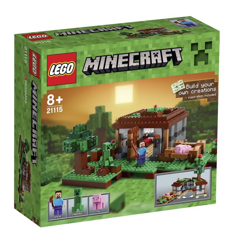 LEGO Minecraft, klocki Pierwsza noc, 21115