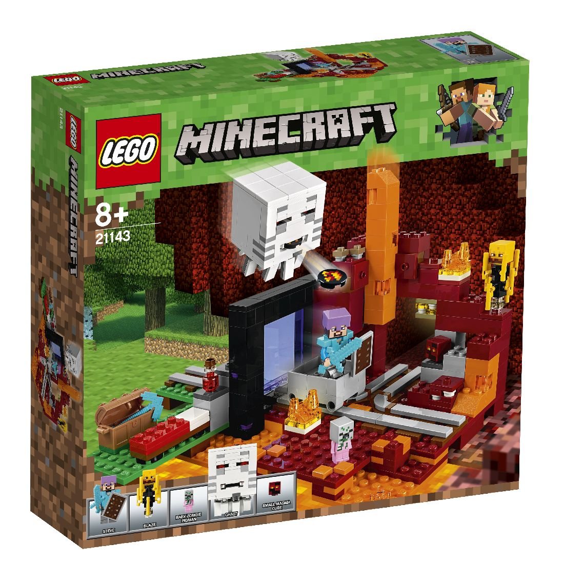 LEGO Minecraft, klocki Portal do Netheru, 21143