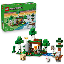 LEGO Minecraft, klocki, Przetrwanie pierwszej nocy, zabawka konstrukcyjna, 21593 LEGO