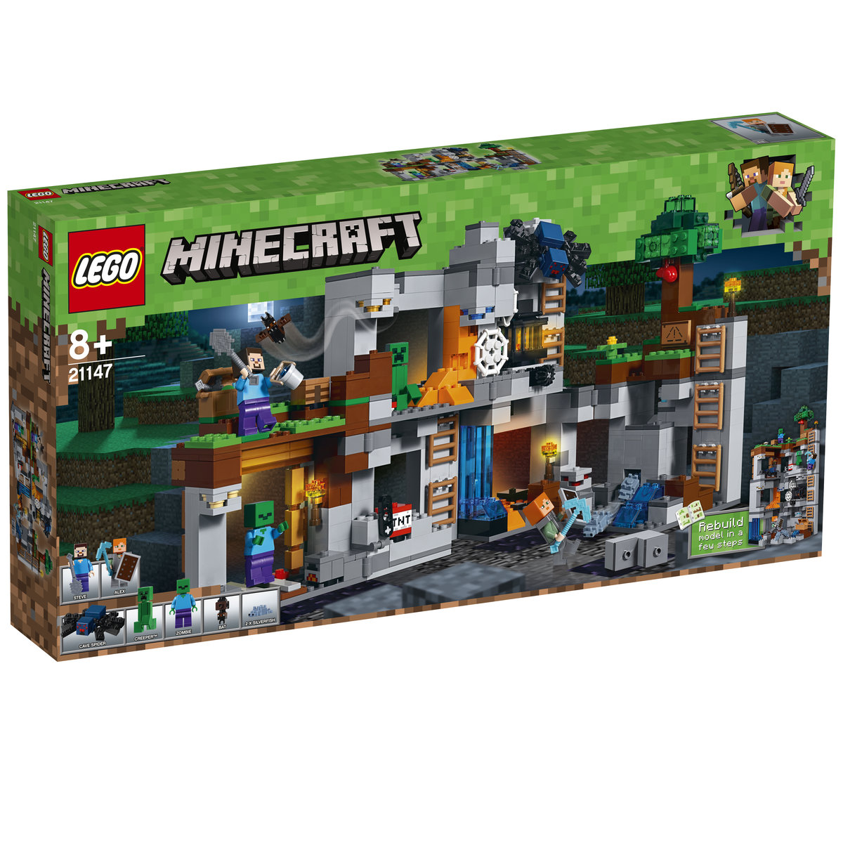 Minecraft, Przygody na skale macierzystej, 21147 LEGO | Sklep