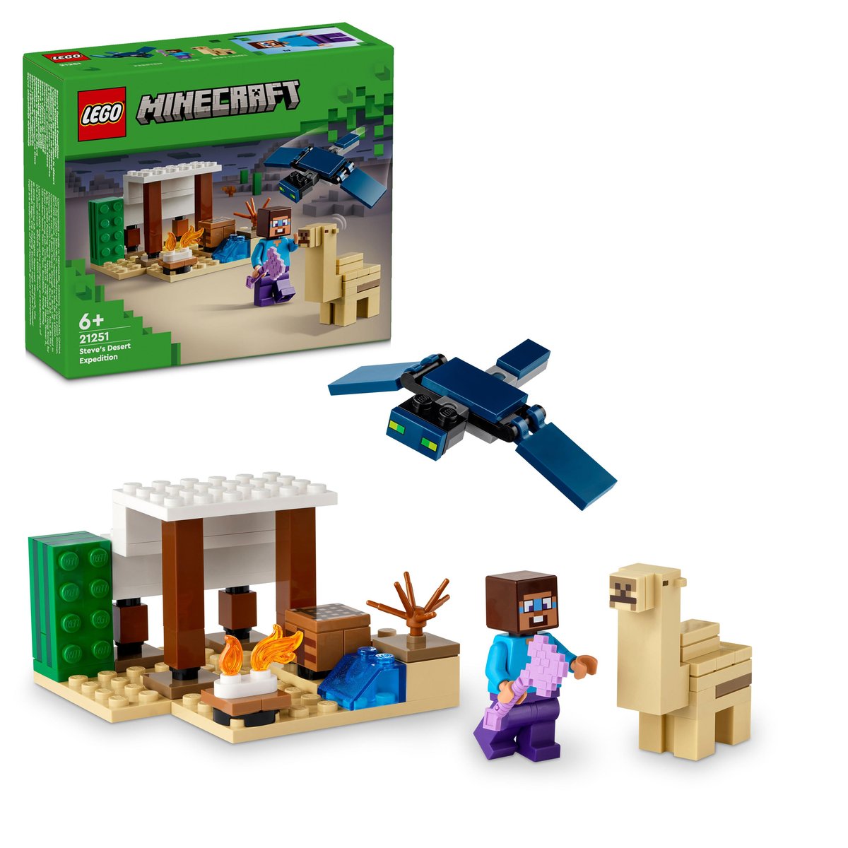 LEGO Minecraft, klocki, Pustynna wyprawa Steve’a, 21251