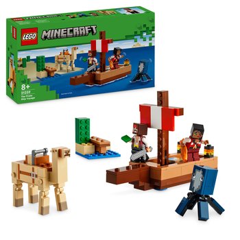 LEGO Minecraft, klocki, Rejs statkiem pirackim, 21259 - LEGO