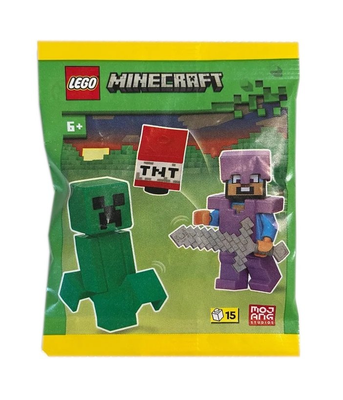 LEGO Minecraft polybag – Steve with Creeper and TNT #662502