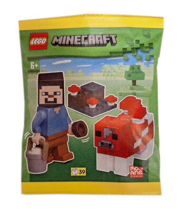 LEGO Minecraft Zestaw - Steve with Mooshroom 662407 polybag klocki