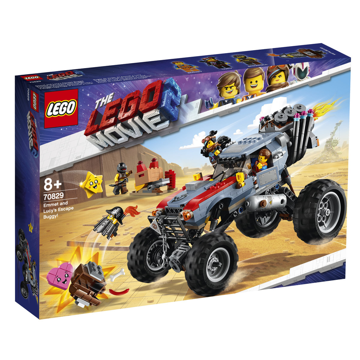 LEGO Movie 2, klocki Łazik Emmeta i Lucy, 70829