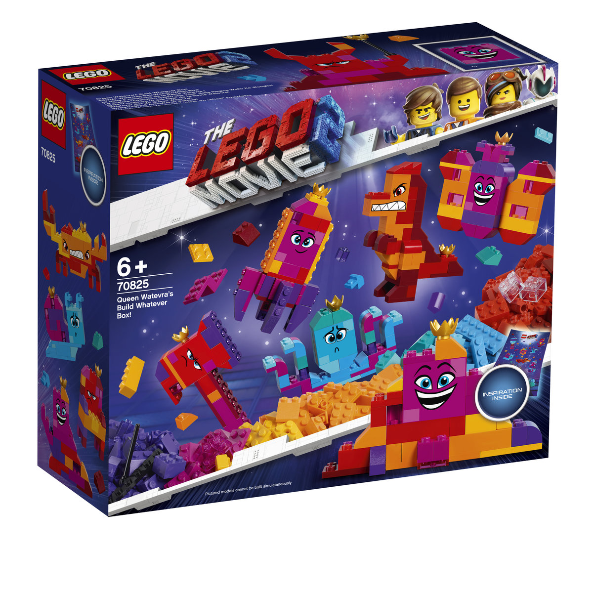 LEGO Movie 2, klocki Pudełko konstruktora Królowej Wisimi!, 70825