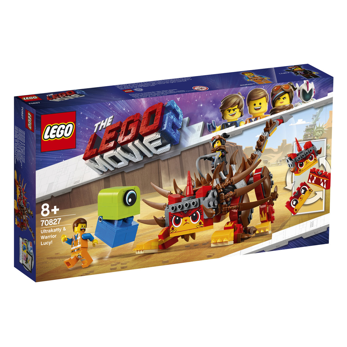LEGO Movie 2, klocki UltraKocia i Lucy Wojowniczka, 70827