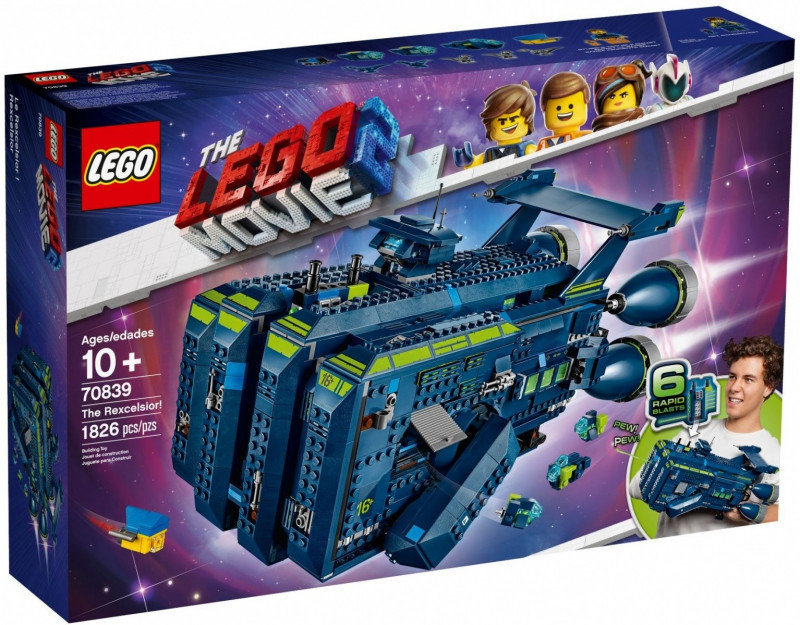LEGO Movie, klocki Rexcelsior, 70839