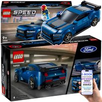 LEGO MUSTANG – SPORTOWE AUTO DLA DZIECI I KOLEKCJONERÓW FORD 76920• LEGO KLOCKI NA PREZENT • MODEL DO ZBUDOWANIA I WYŚCIGÓW + EBOOK-2 LEGO