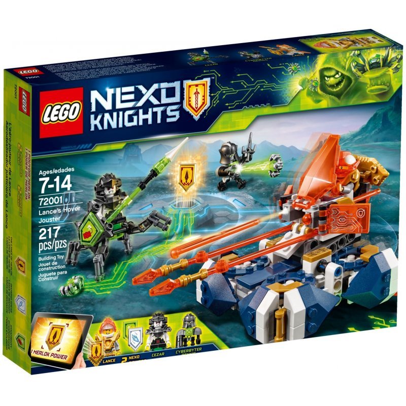 LEGO Nexo Knights, klocki Bojowy poduszkowiec Lance'a, 72001