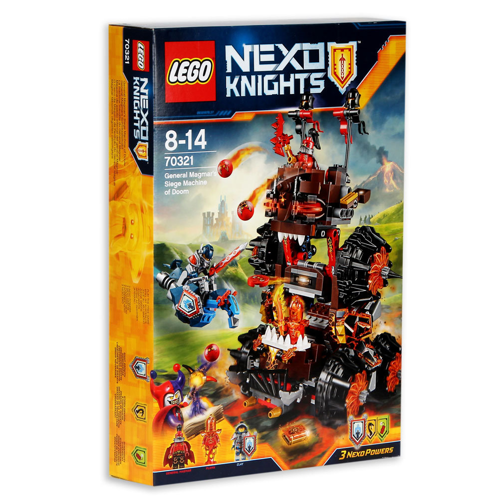 LEGO Nexo Knights, klocki Machina oblężnicza Generała Magmara, 70321