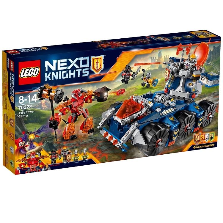 LEGO Nexo Knights, klocki Pojazd Axla, 70322