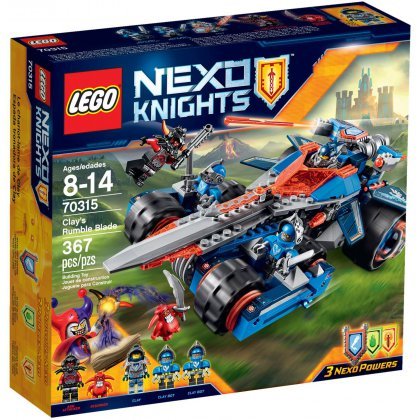 LEGO Nexo Knights, klocki Pojazd Claya, 70315