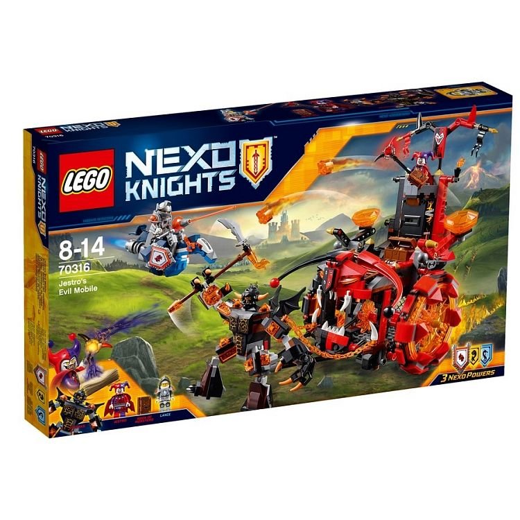 LEGO Nexo Knights, klocki Pojazd Zła Jestro, 70316
