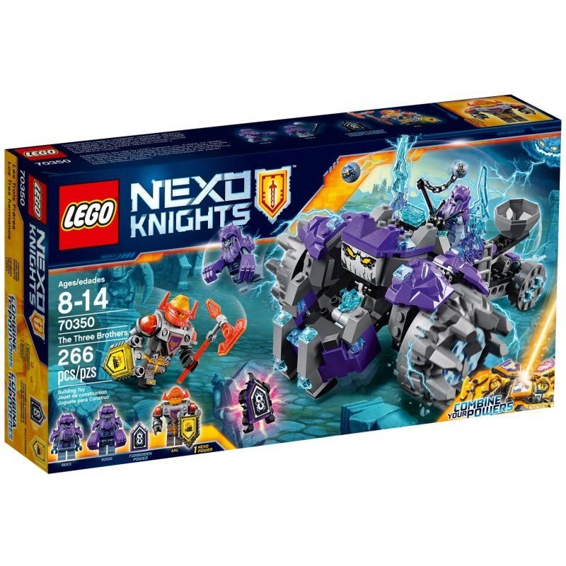 LEGO Nexo Knights, klocki Trzej bracia, 70350
