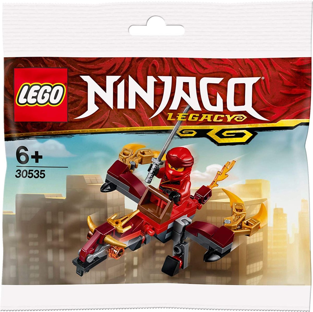 Zdjęcia - Klocki Lego Ninjago 30535 Czerwony Smok Kai Ognisty Lot 