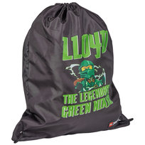LEGO Ninjago Drawstring Bag 20286-2508, Czarne Worek, pojemność: 12 L LEGO