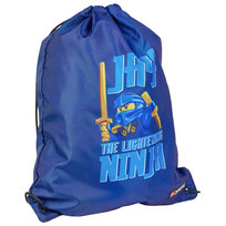 LEGO Ninjago Drawstring Bag 20286-2512, Niebieskie Worek, pojemność: 12 L LEGO