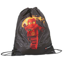 LEGO Ninjago Gymsack 20286-2409, Czarne Worek, pojemność: 4 L LEGO