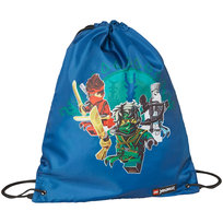LEGO Ninjago Into the Unknown Gymsack 10105-2303, Niebieskie Worek, pojemność: 4 L LEGO