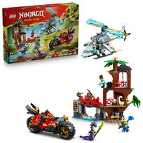LEGO NINJAGO®, klocki, Bitwa ninja: domek na drzewie z pojazdami, 71857