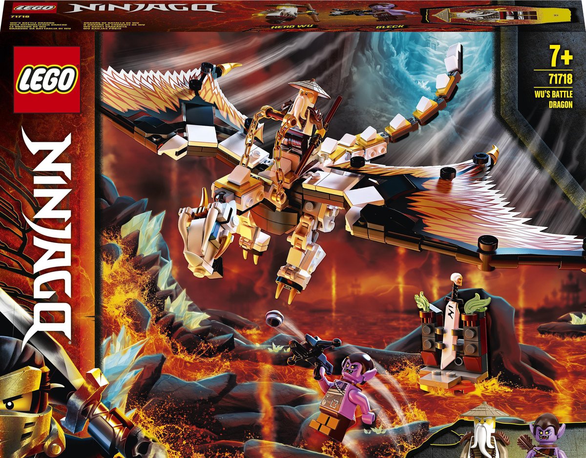 LEGO Ninjago, klocki Bojowy smok Wu, 71718