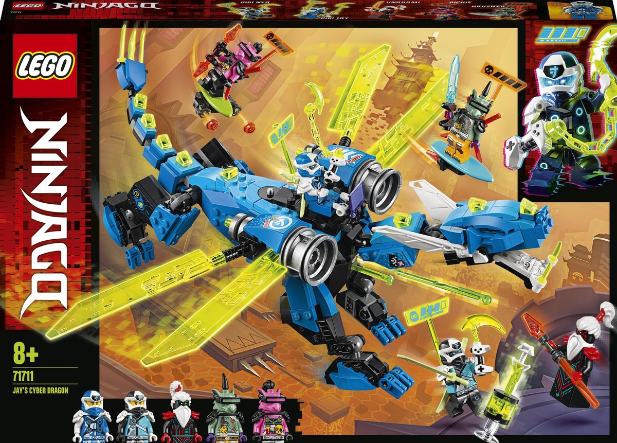 LEGO Ninjago, klocki Cybersmok Jaya, 71711