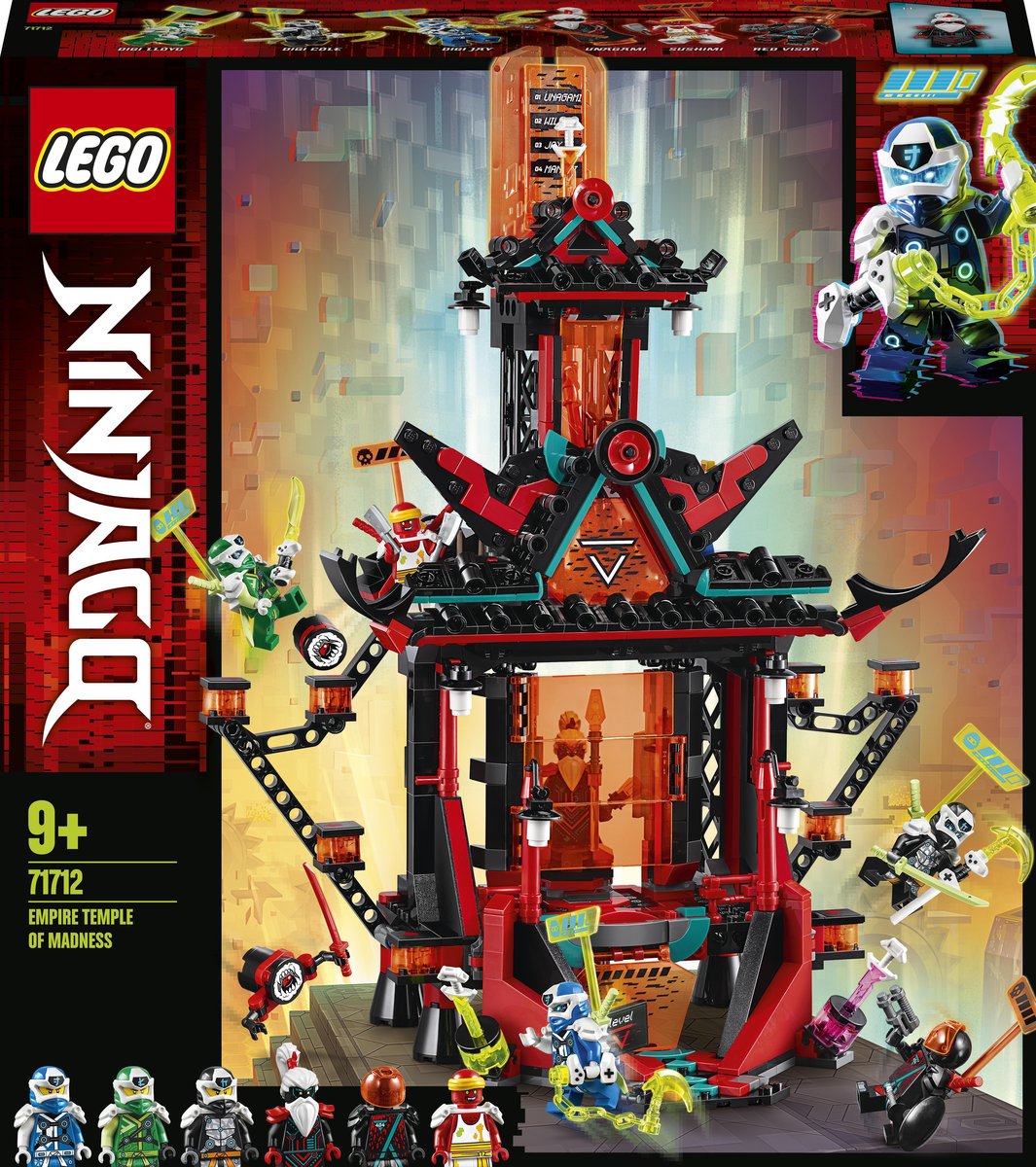 LEGO Ninjago, klocki Imperialna Świątynia szaleństwa, 71712