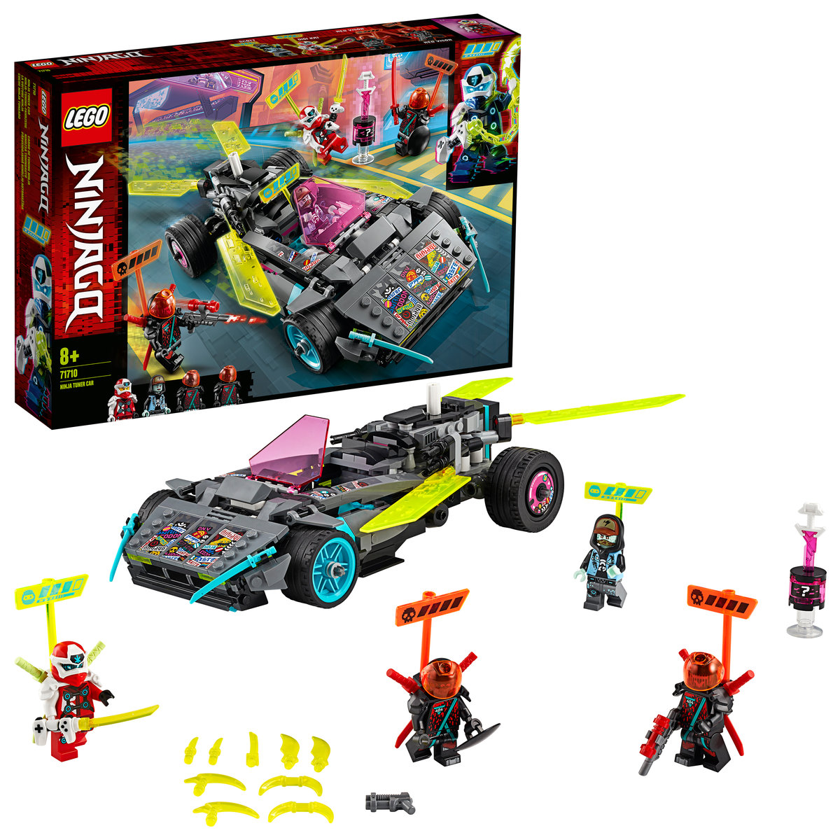 LEGO Ninjago, klocki Latający samochód ninja, 71710