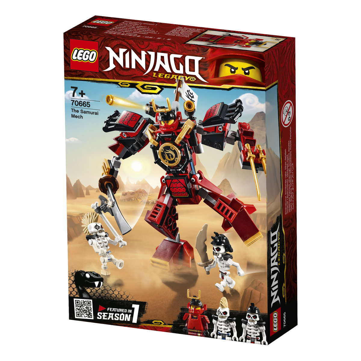 LEGO Ninjago, klocki Mech - samuraj, 70665