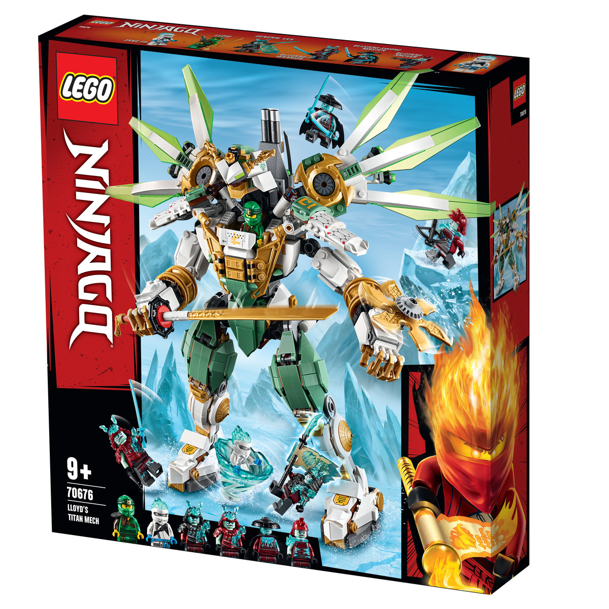 LEGO Ninjago, klocki Mechaniczny tytan Lloyda, 70676