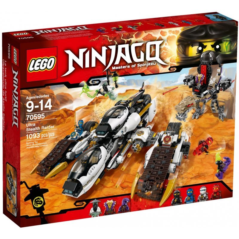 LEGO Ninjago, klocki Niewykrywalny pojazd ninja, 70595