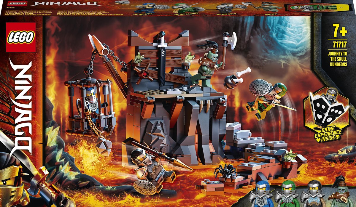 LEGO Ninjago, klocki Podróż do Lochów Czaszki, 71717