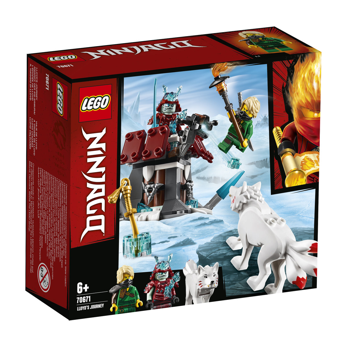 LEGO Ninjago, klocki Podróż Lloyda, 70671